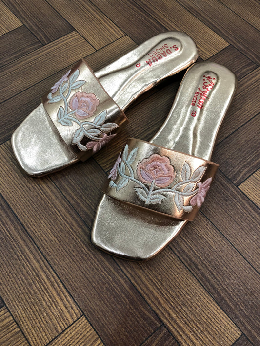 MM464-EMBROIDERED SLIDES