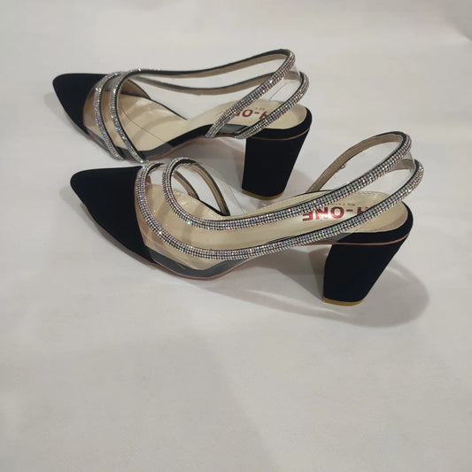 MM39-BLACK BLOCK HEEL